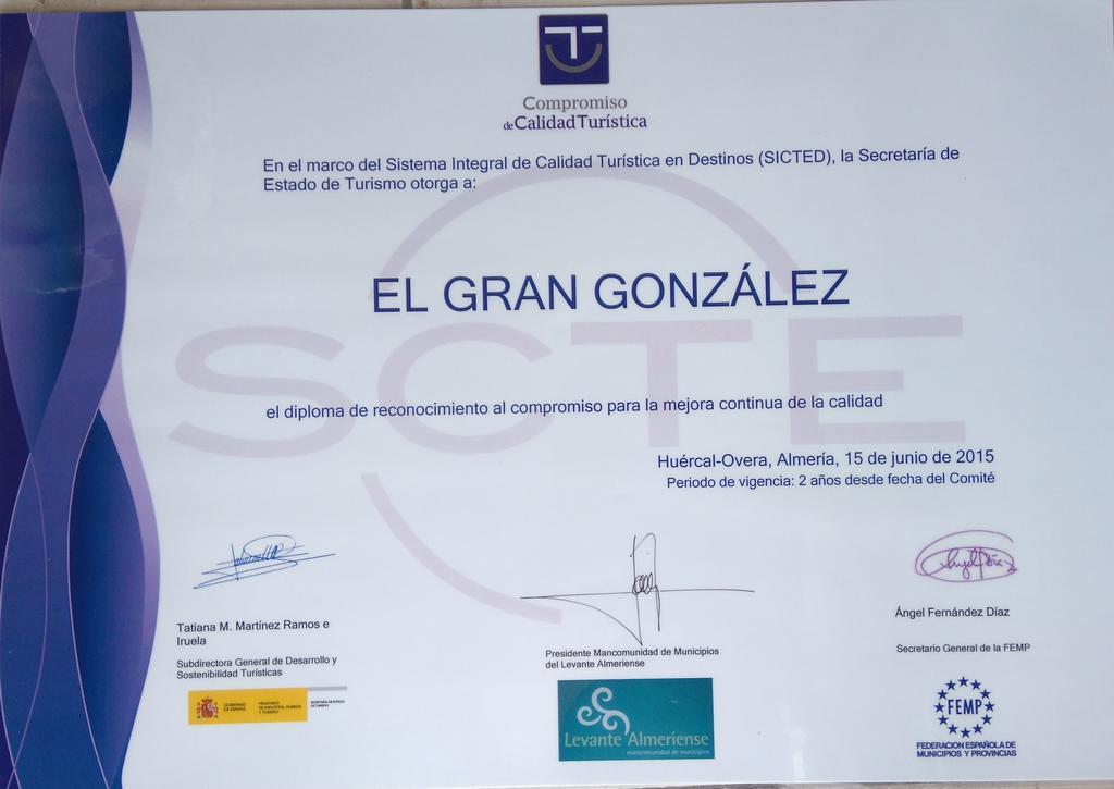El Gran Gonzalez Viviendas Con Fines Turisticos Mojácar Zewnętrze zdjęcie